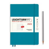 Еженедельник 2023 Leuchtturm А5 с записной книжкой + доп. буклет, волна