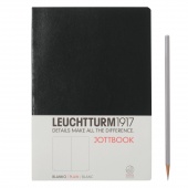 Записная книжка тетрадь Leuchtturm Jottbook А4 (нелинованная), черная