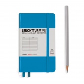 Записная книжка Leuchtturm A6 (в линейку), лазурь