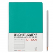 Записная книжка тетрадь Leuchtturm Jottbook А5 (в линейку), изумруд