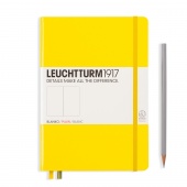 Записная книжка блокнот Leuchtturm A5 (145 x 210 мм) нелинованная, желтая