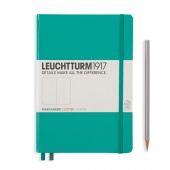 Записная книжка блокнот Leuchtturm A5 (в точку), изумруд