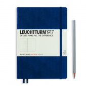 Записная книжка Leuchtturm A5 (в точку), темно-синяя