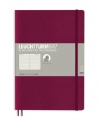 Записная книжка блокнот в мягкой обложке Leuchtturm В5 (в линейку), винный