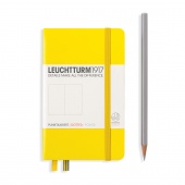Записная книжка блокнот Leuchtturm A6 (в точку), желтая