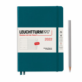 Еженедельник 2022 А5 Leuchtturm с записной книжкой и доп. буклетом, океан