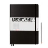 Записная книжка Leuchtturm Master A4+ (в клетку), черная