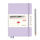 Еженедельник 2023 Leuchtturm А5 + доп. буклет, сирень