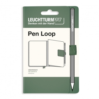 Петля-держатель в блокнот для ручки Leuchtturm, олива