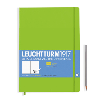 Скетчбук Leuchtturm A4+ (для рисунков), лайм