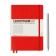 Записная книжка блокнот Leuchtturm A5 (145 x 210 мм) в клетку, красная