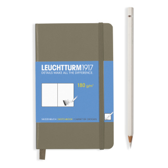 Скетчбук Leuchtturm A6 (для рисунков), серый