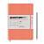 Записная книжка блокнот в мягкой обложке Leuchtturm A5 (145 x 210 мм) Muted Colours в клетку, оранжевый