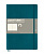 Записная книжка блокнот в мягкой обложке Leuchtturm B6+ (в точку), океан