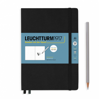 Скетчбук A5 Leuchtturm New Lite, черный