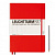 Записная книжка Leuchtturm Master Slim A4+ (нелинованная), красная