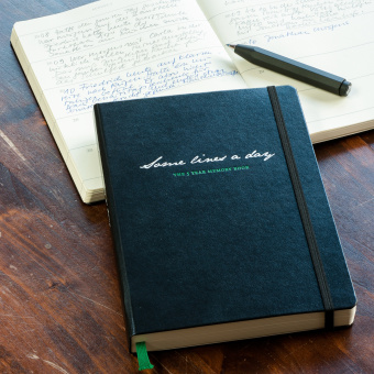 Записная книжка воспоминаний, дневник на 5 лет Leuchtturm A5 (145 x 210 мм), черная