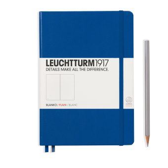 Записная книжка блокнот Leuchtturm A5 (нелинованная), королевский синий