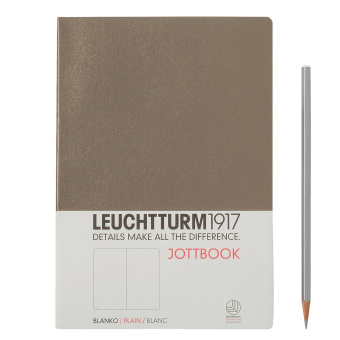 Записная книжка тетрадь Leuchtturm Jottbook А4 (нелинованная), песочная