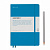 Записная книжка Leuchtturm A5 (145 x 210 мм) в точку, лазурный, с цитатой