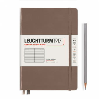 Записная книжка блокнот Leuchtturm Medium A5 Rising Colours в линию, тёплая земля