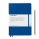 Записная книжка Leuchtturm A5(145 x 210 мм) в точку, синий, с цитатой