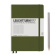 Записная книжка блокнот Leuchtturm A5 (145 x 210 мм) в клетку, хаки