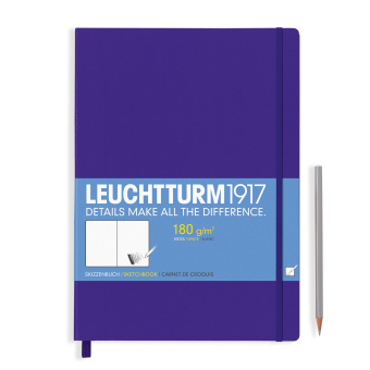 Скетчбук Leuchtturm A4+ (для рисунков), сиреневый