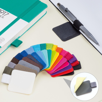 Петля-держатель в блокнот для ручки Leuchtturm, серебряная