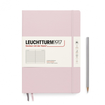 Записная книжка блокнот Leuchtturm В5 в линейку, пудровый