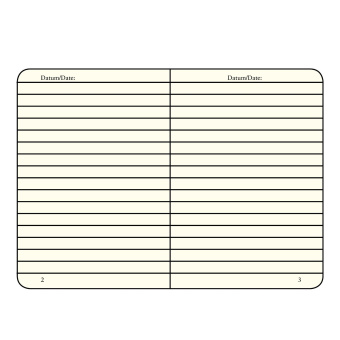 Записная книжка тетрадь Leuchtturm Jottbook А6 (в линейку), желтая