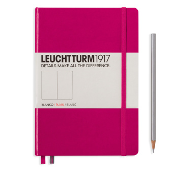 Записная книжка блокнот Leuchtturm A5 (145 x 210 мм) нелинованная, ягодная