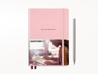 Записная книж.воспомин."Неск. строк в день",на 5 лет,Leuchtturm A5(145 x 210 мм),пудр