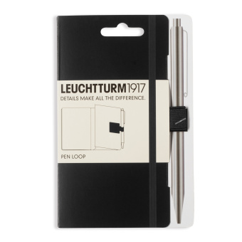 Петля-держатель в блокнот для ручки Leuchtturm, черная