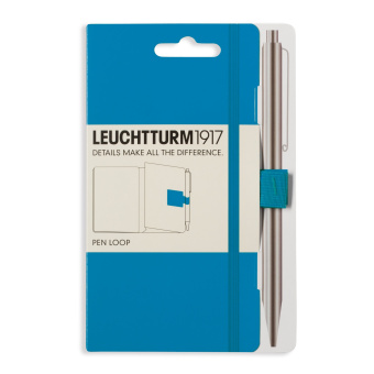 Петля-держатель в блокнот для ручки Leuchtturm, лазурная