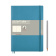 Записная книжка блокнот в мягкой обложке Leuchtturm B5 (178 х 254 мм) нелинованная, нордический синий